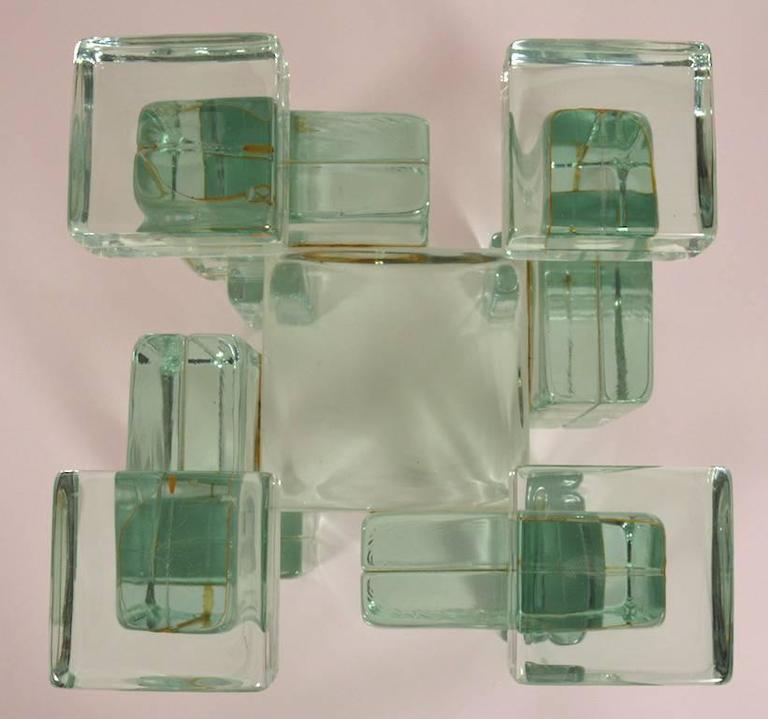 Glass Block Coffee Table at 1stDibs glass block table, glass brick