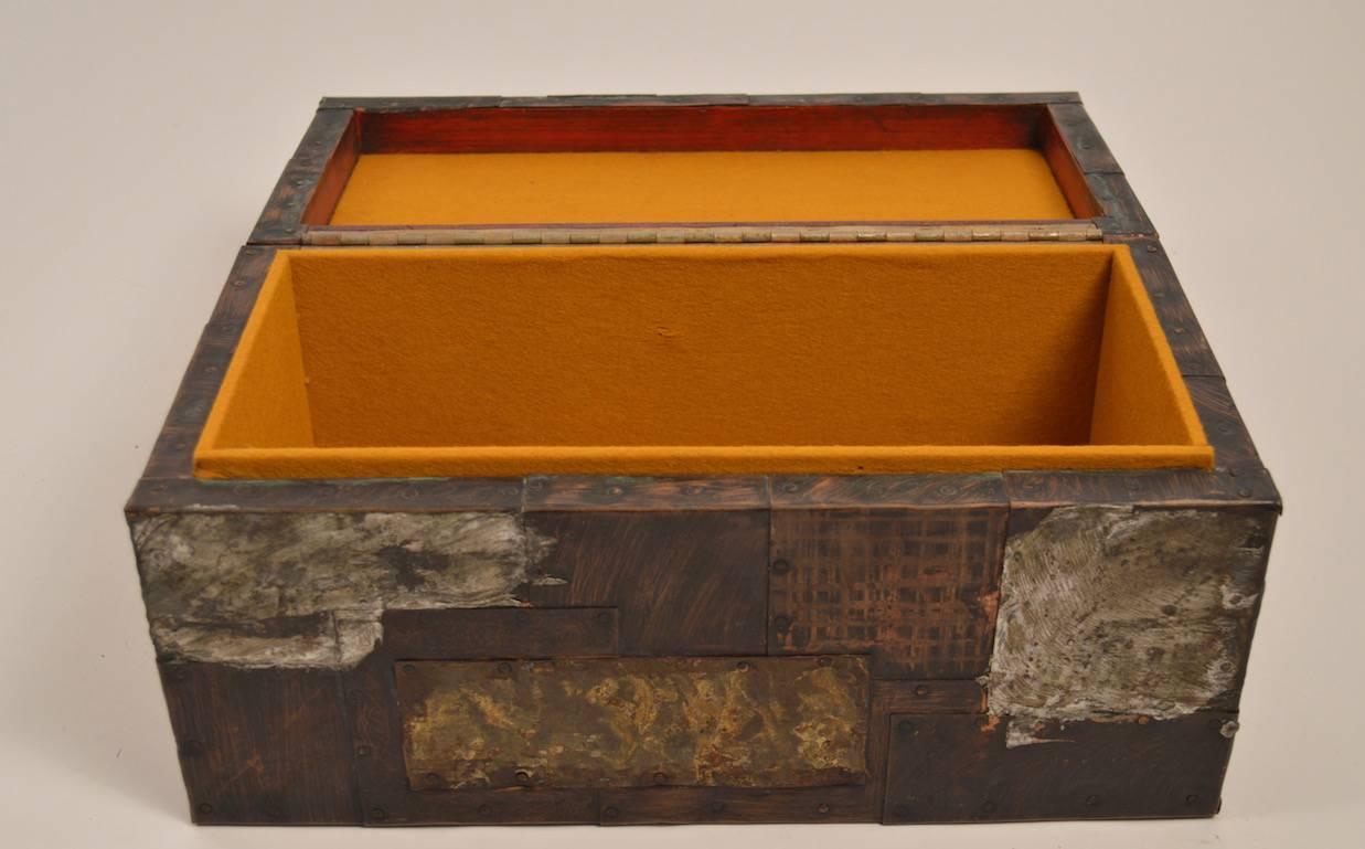 Brutalist Box by Paul Evans In Excellent Condition In New York, NY