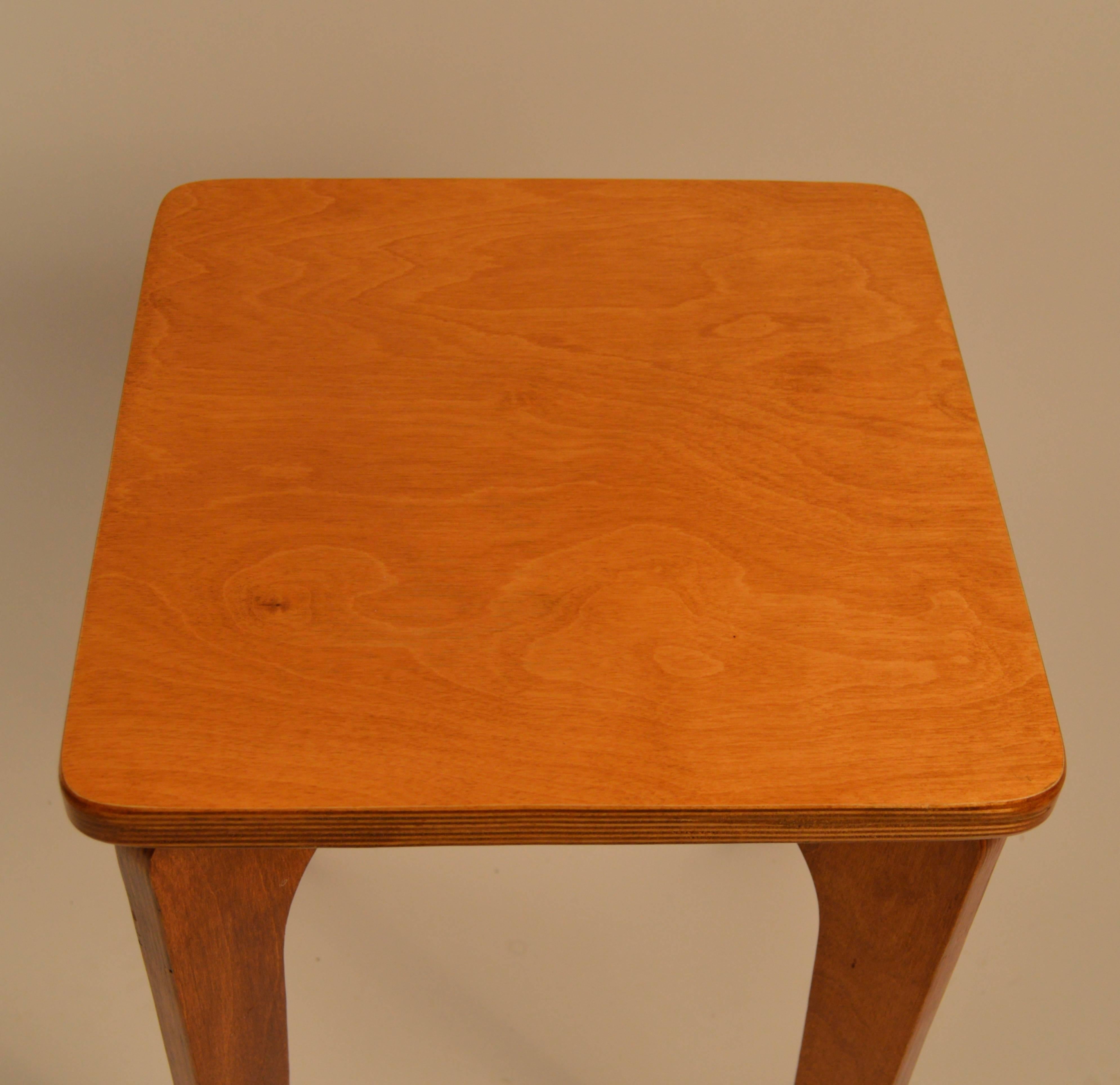 Constructivist Plywood Table Made in Russia In Excellent Condition In New York, NY