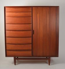Elegant Danish Modern Chifferobe by Falster