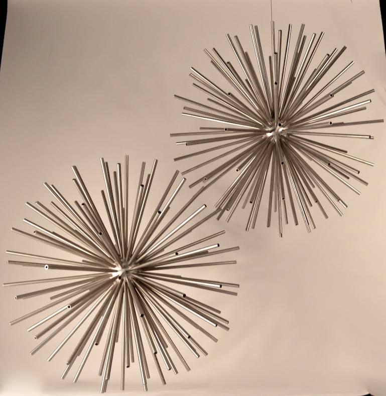 Late 20th Century Two Jere Sputnik Sculptures For Sale