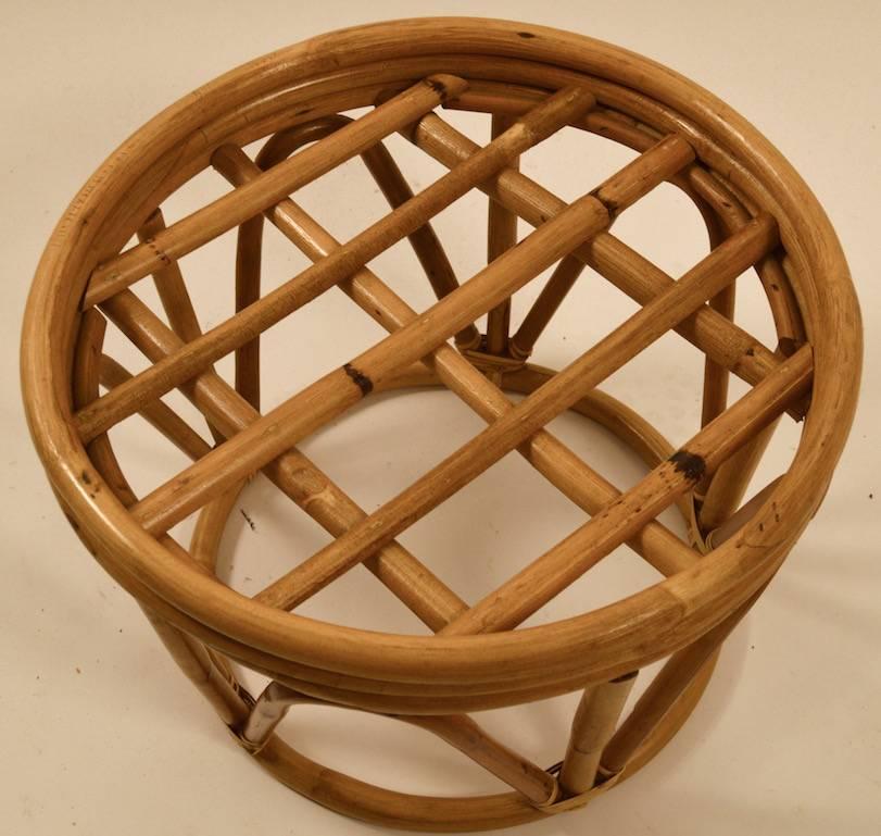 bamboo footstool