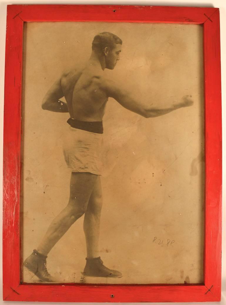 American Folky Decorative Image of Boxer Al Reich