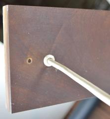 Mid-Century Modern Three Globe Chandelier