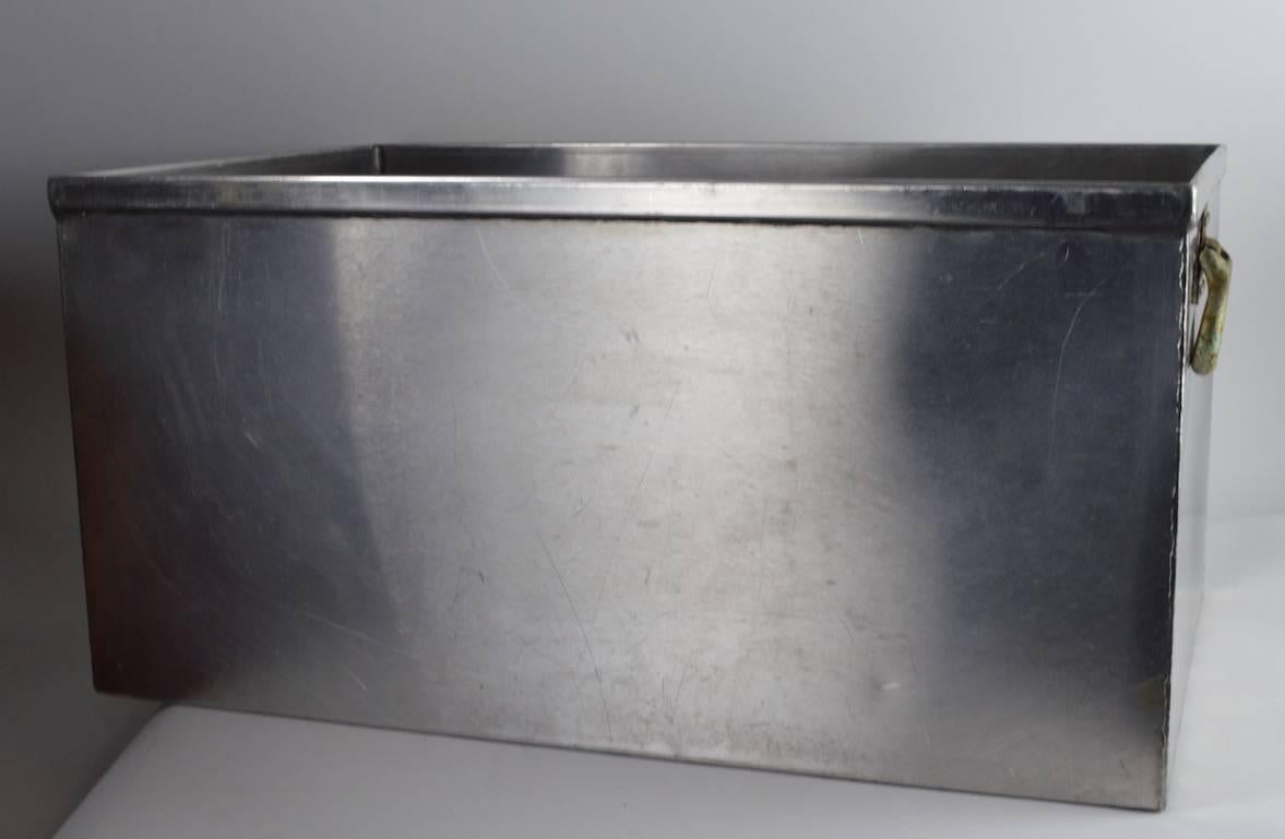 American Stainless Steel and Galvanized Tin Industrial Storage Box