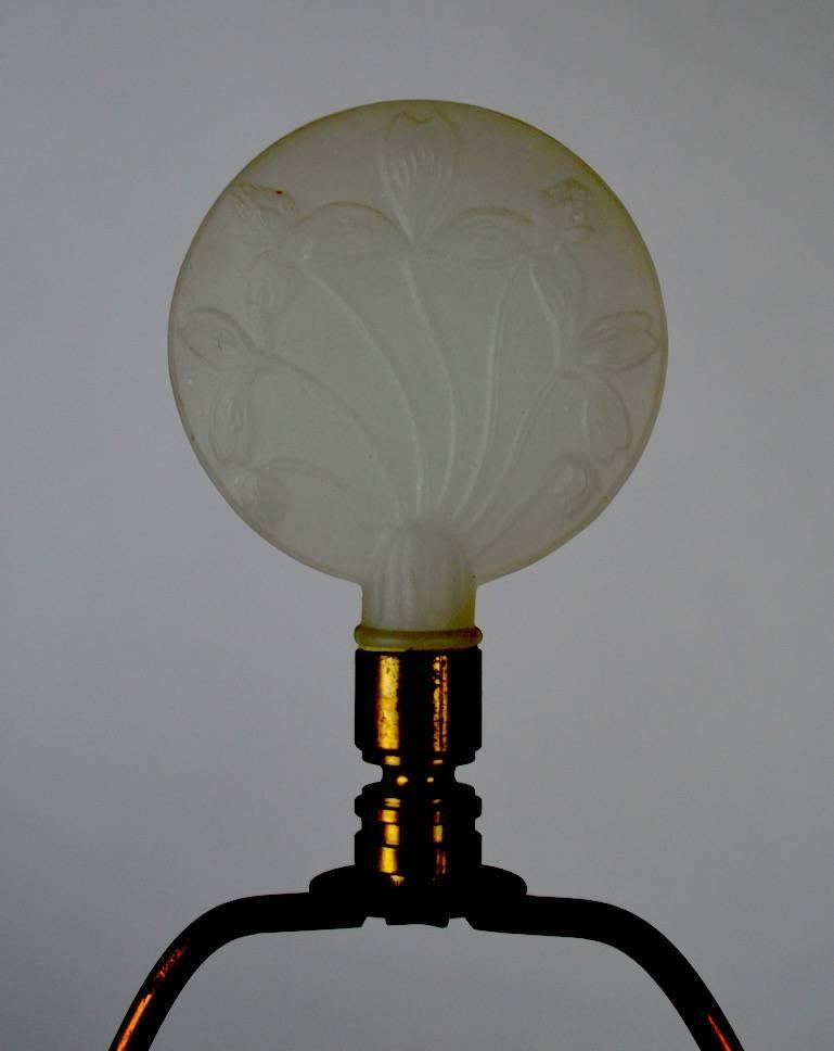 Art Deco Lamp after Lalique For Sale 1