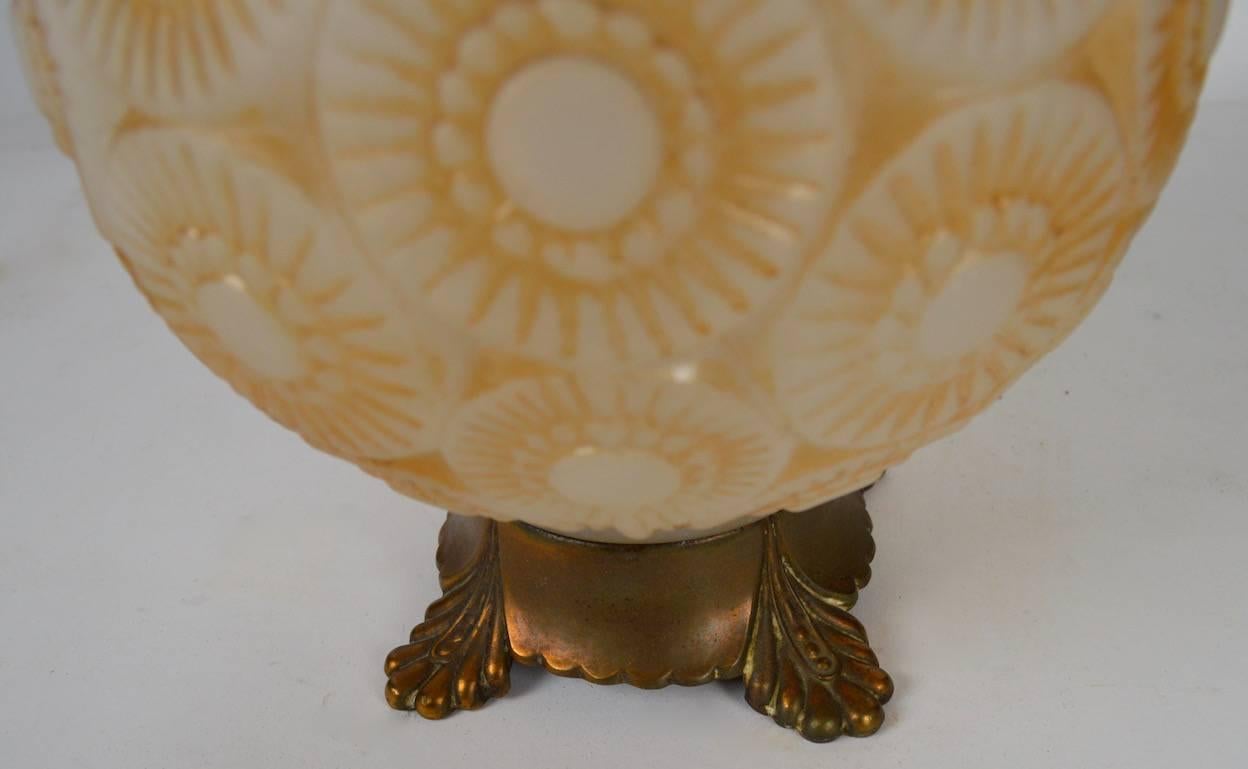 Art Deco Lamp after Lalique For Sale 2