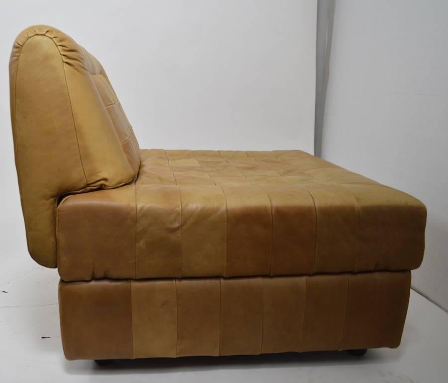 leather patchwork sofa