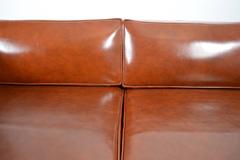 Chic Vinyl Box Sofa by Simmons