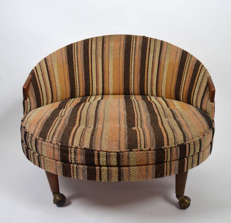 Upholstery Havana Chair and Ottoman by Pearsall