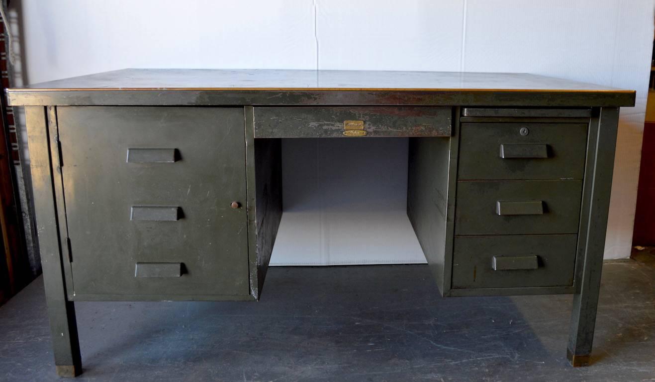 Mid-20th Century Allsteel General Fireproof Desk Nathan