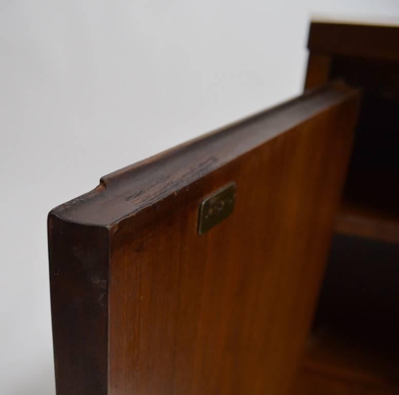 Mid-20th Century Pair of Lane Nightstands of Polygon Form