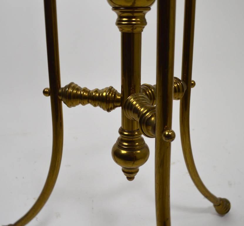  Brass Aesthetic Movement Coat Tree, Hat Stand In Excellent Condition In New York, NY