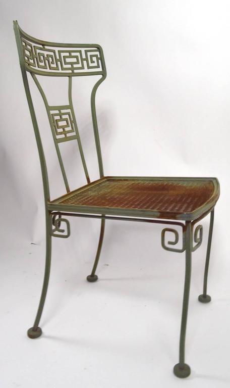 Seven-Piece Meadowcraft Greek Key Patio Set at 1stdibs