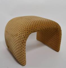 Cool Pair of Waterfall Benches, Ottomans, Poufs