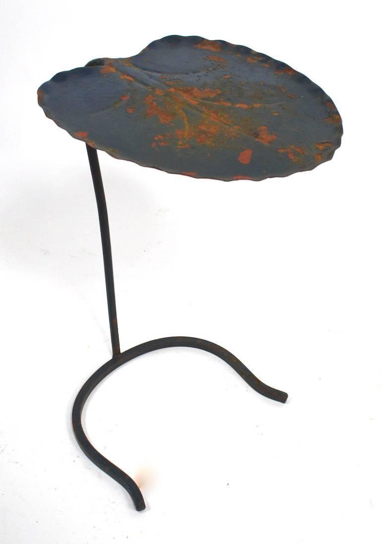 American Three-Piece Nest Salterini Lily Pads Leaf Tables