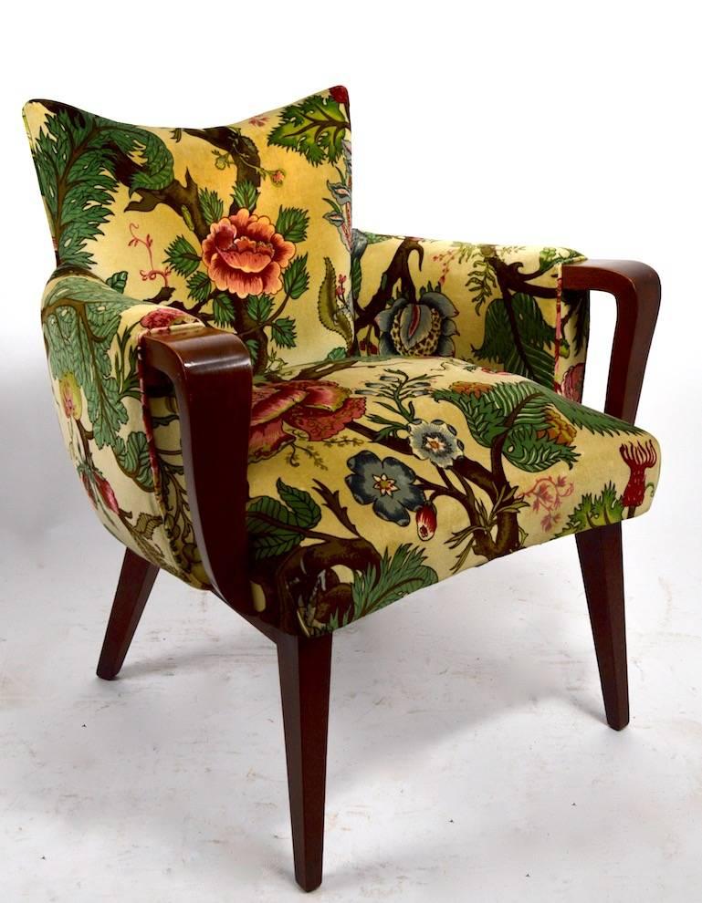 American Stylish Art Deco Accent Chair