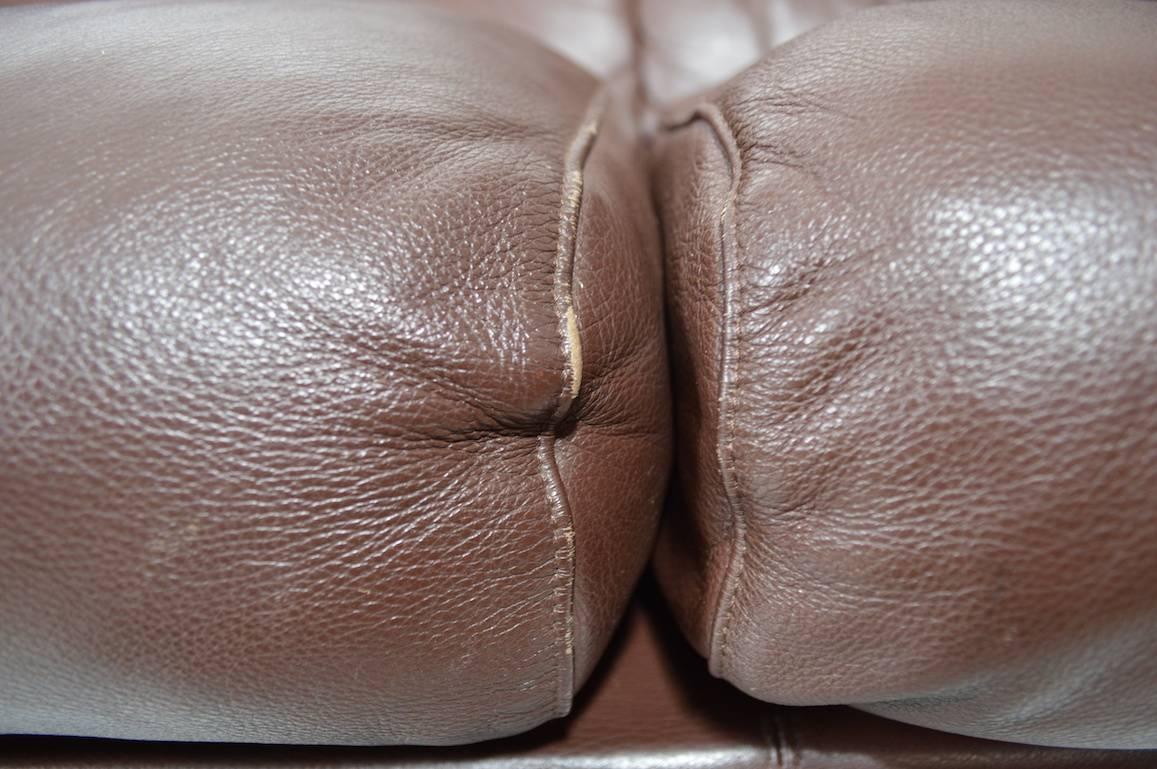 Large Leather Sofa by Poltrona Frau 4