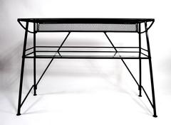 Rare Salterini Service Bar Newly Powder Coated Black Finish