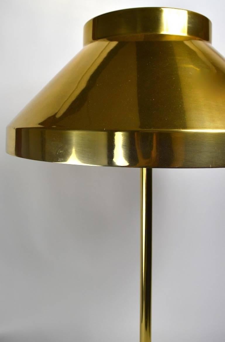 Mid-20th Century Rare Brass Paul Mayen for Habitat Table Lamp For Sale
