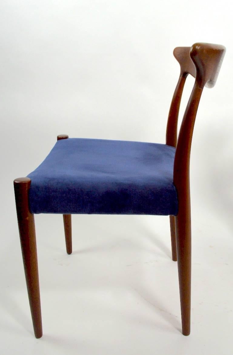 Set of Eight Arne Hovmand Olsen Dining Chairs In Excellent Condition In New York, NY