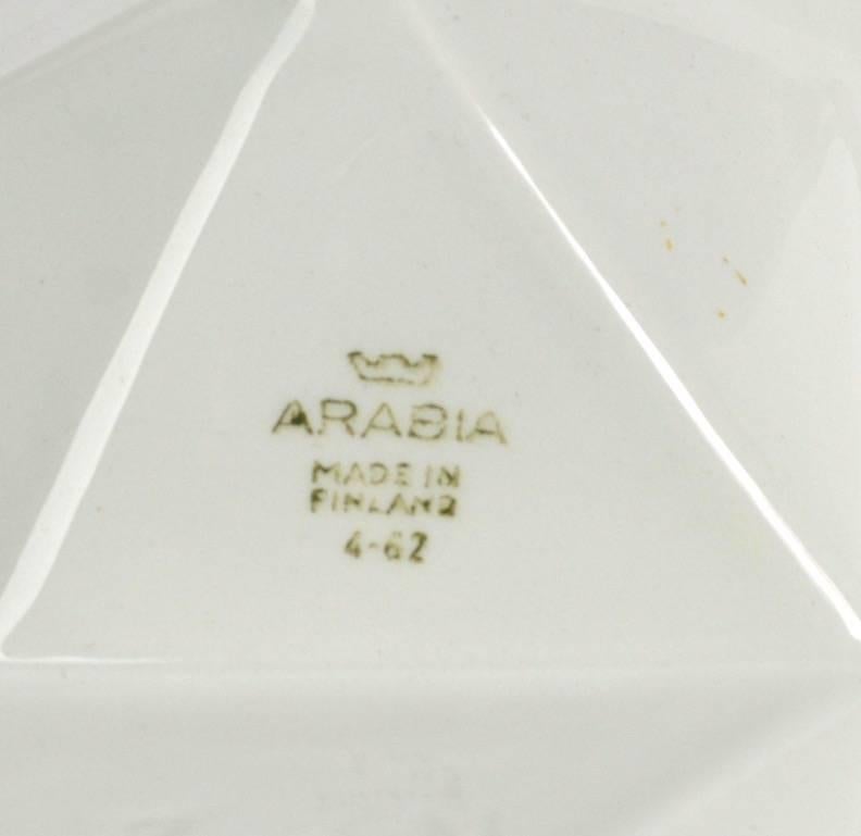 Scandinavian Modern Kaj Franck for Arabia Origami Bowl