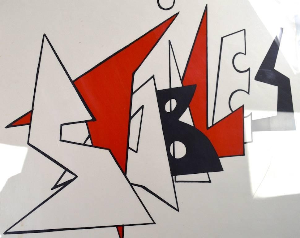 calder stabiles poster