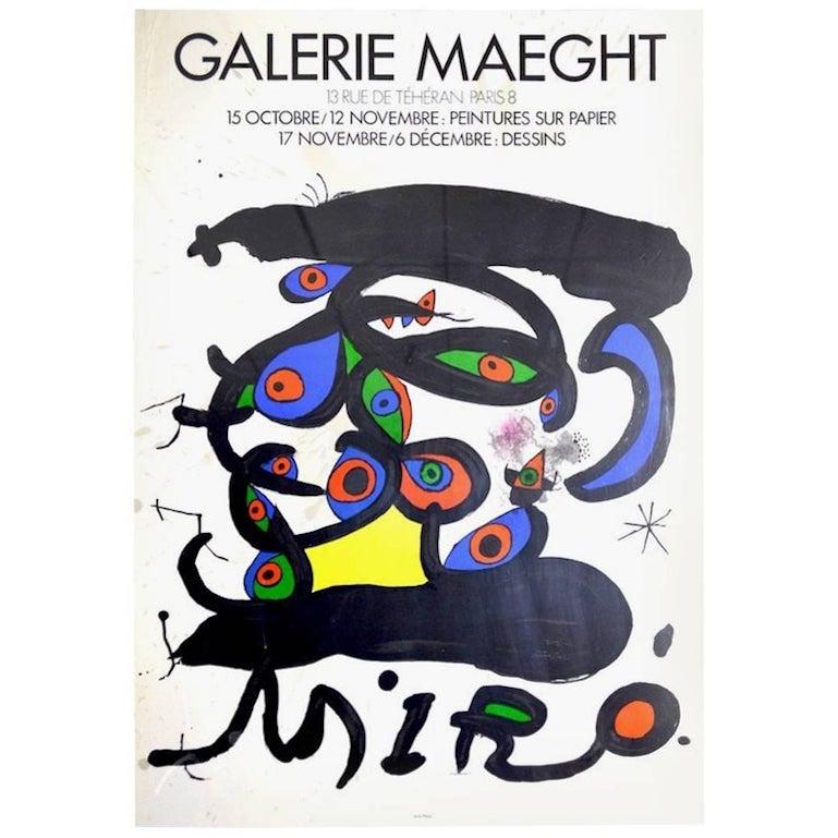 miro poster galerie maeght