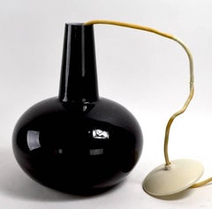Colored Glass Pendant by Prescolite Black 2 available