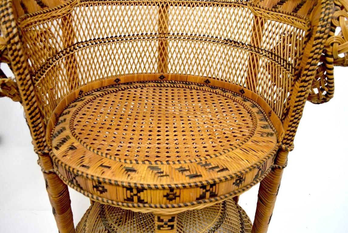 emmanuelle peacock chair
