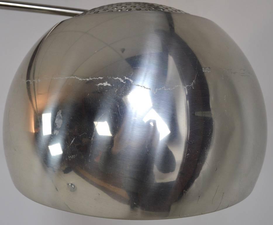 20th Century Mod Chrome Arc Lamp