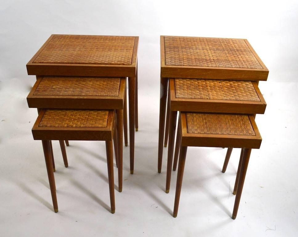 20th Century Pair of Nesting Stacking Tables