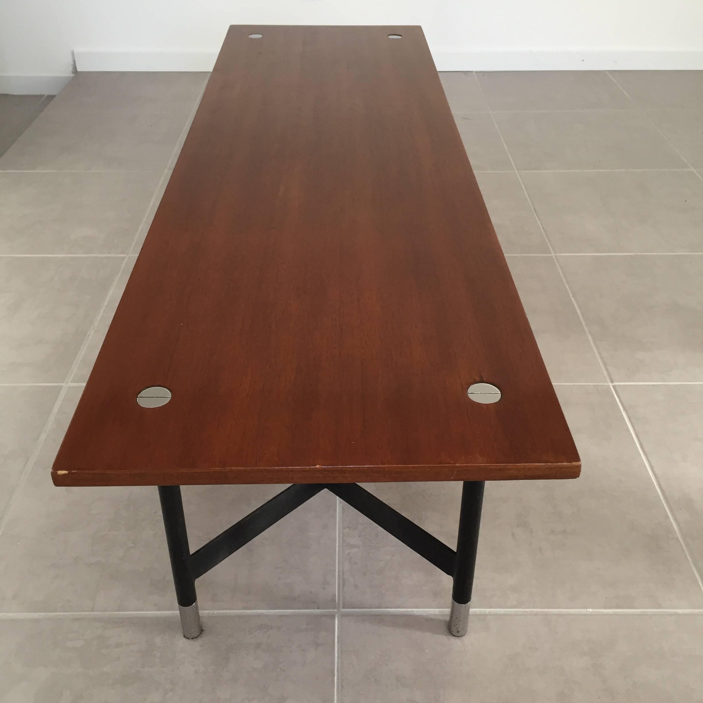 Lacquered Italian Bench or Coffee Table, circa 1970 For Sale