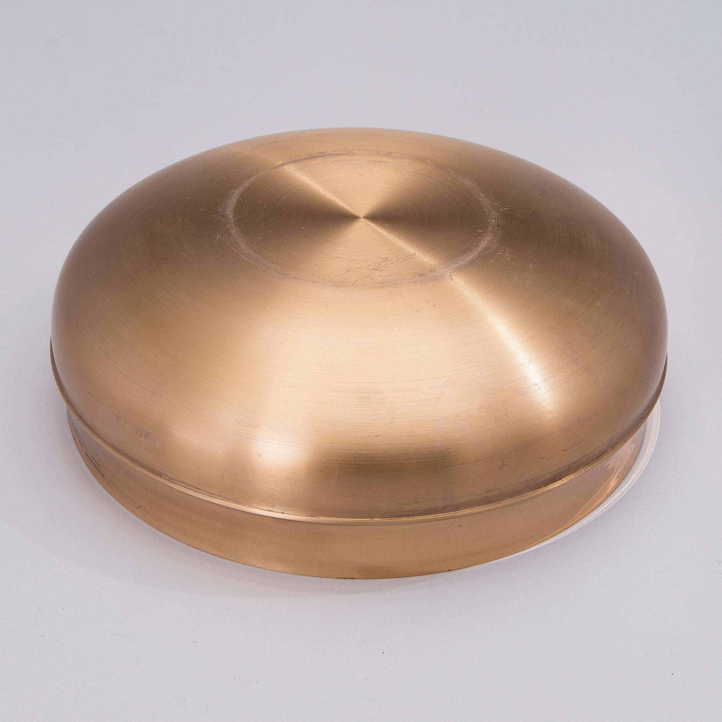 Scandinavian Modern Rare Tapio Wirkkala Bronze Bowl, circa 9170 For Sale