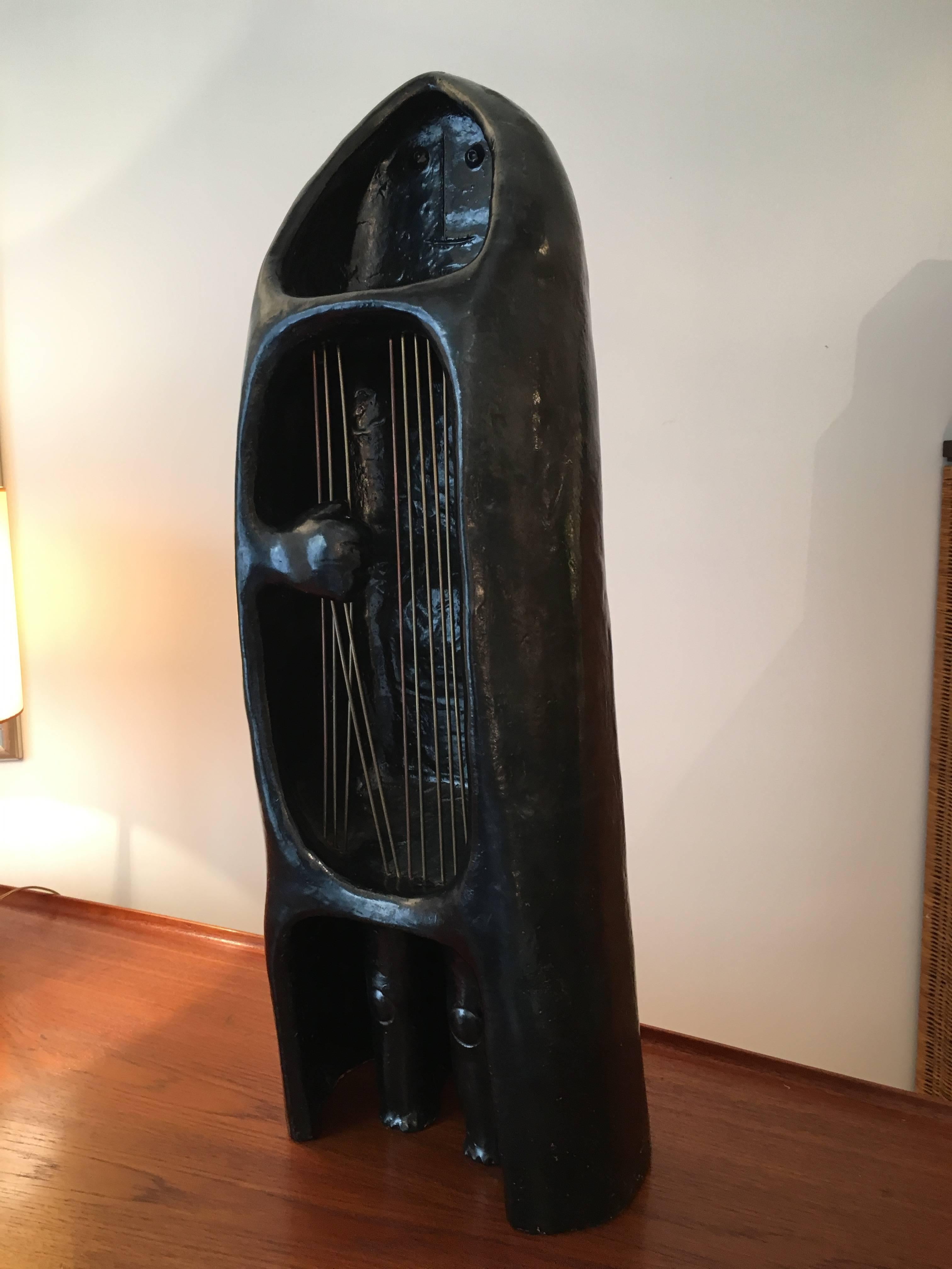 Modern Important Sculpture by Cloutier, France, circa 1960 For Sale