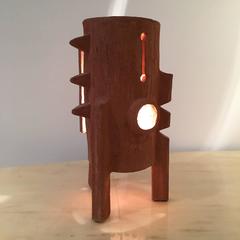 Abstract Table Lamp by LY Bonnet, France, circa 1950