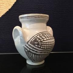 Graphic Vase by Roger Capron, France, circa 1956