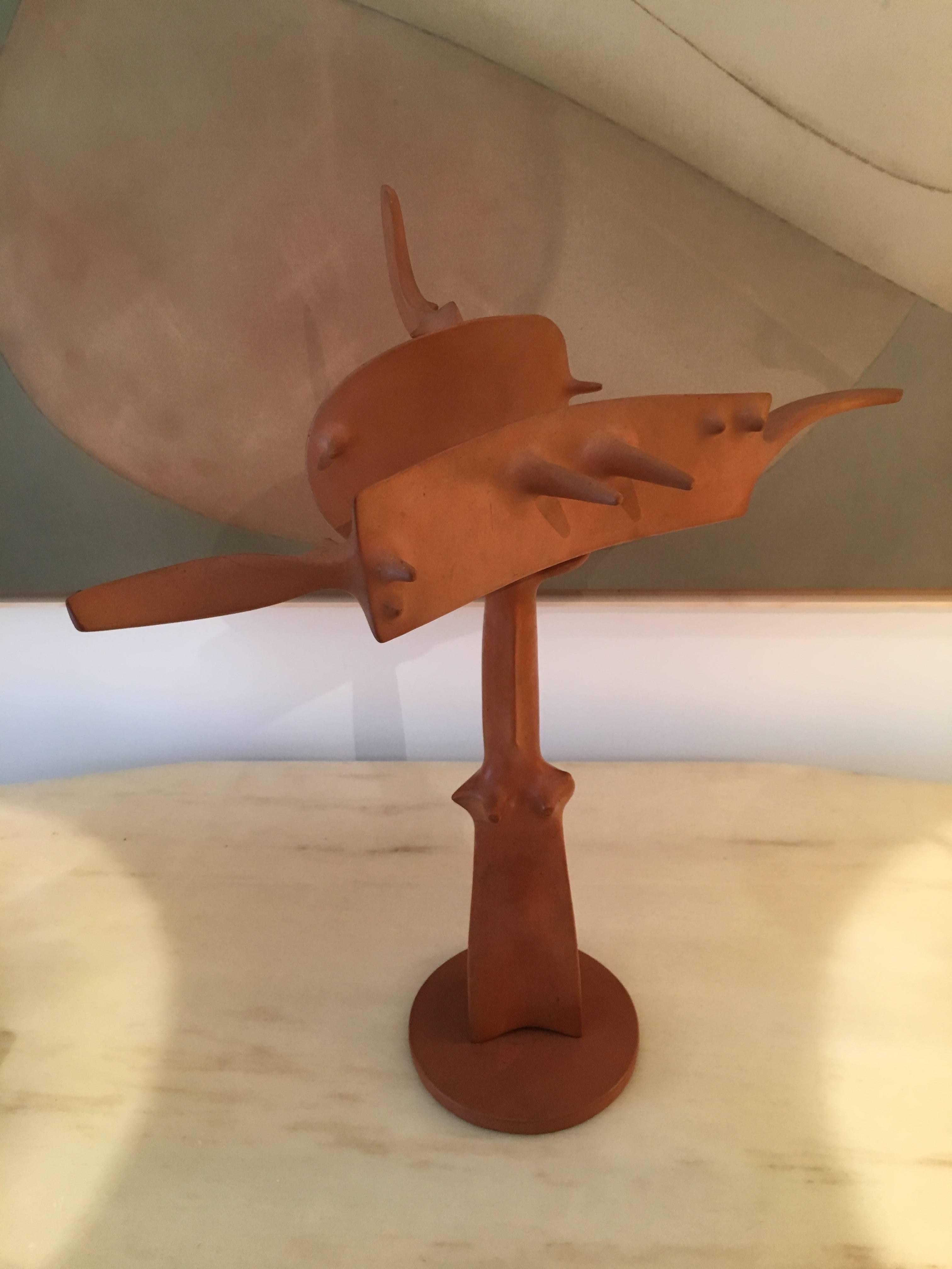 French Organic Sculpture by Victor Roman, circa 1970 For Sale