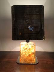 Large Fractal Table Lamp, France, circa 1970