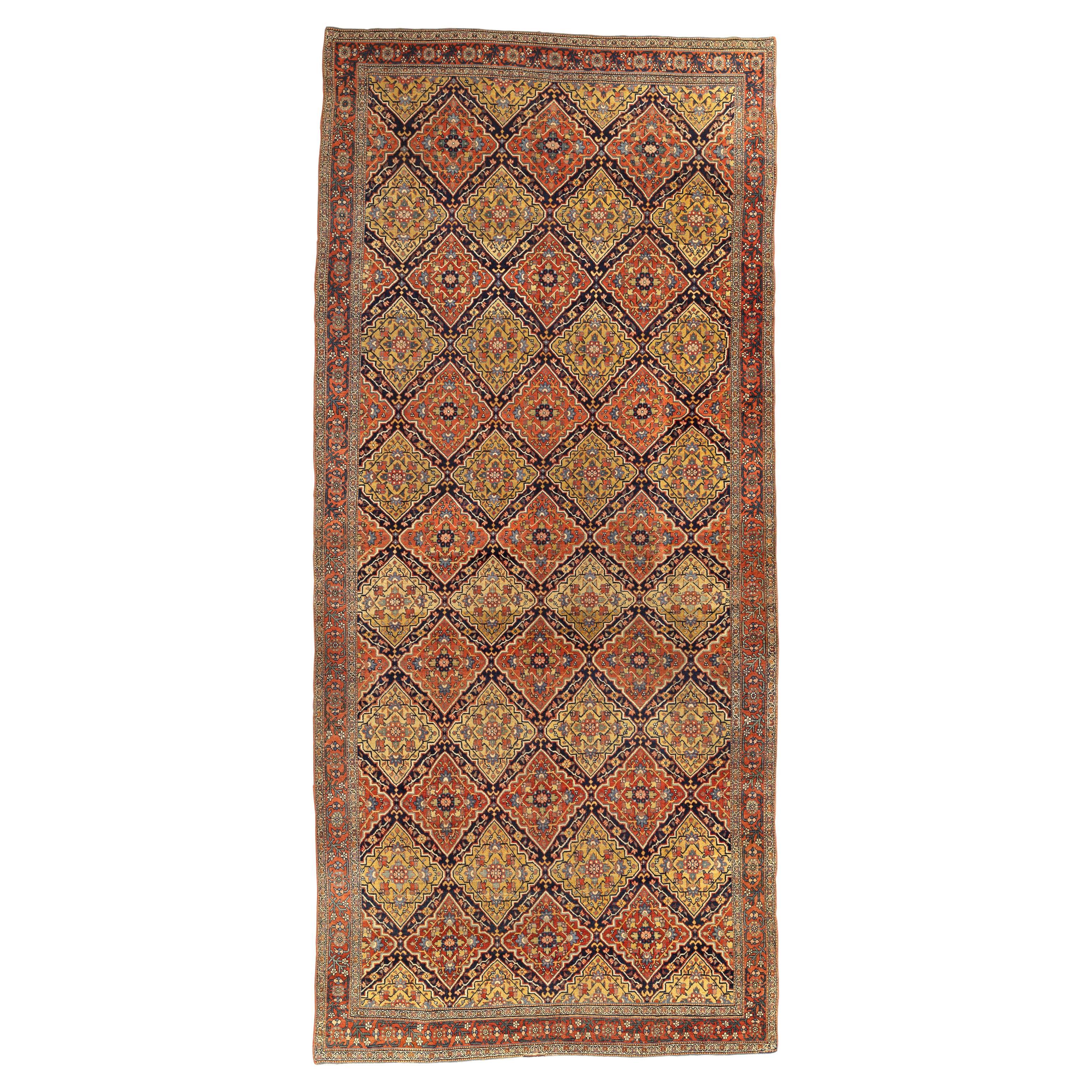 19th Century Antique Persian Bidjar Rug
