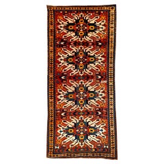 19th Century Antique Caucasian Eagle Kazak Rug