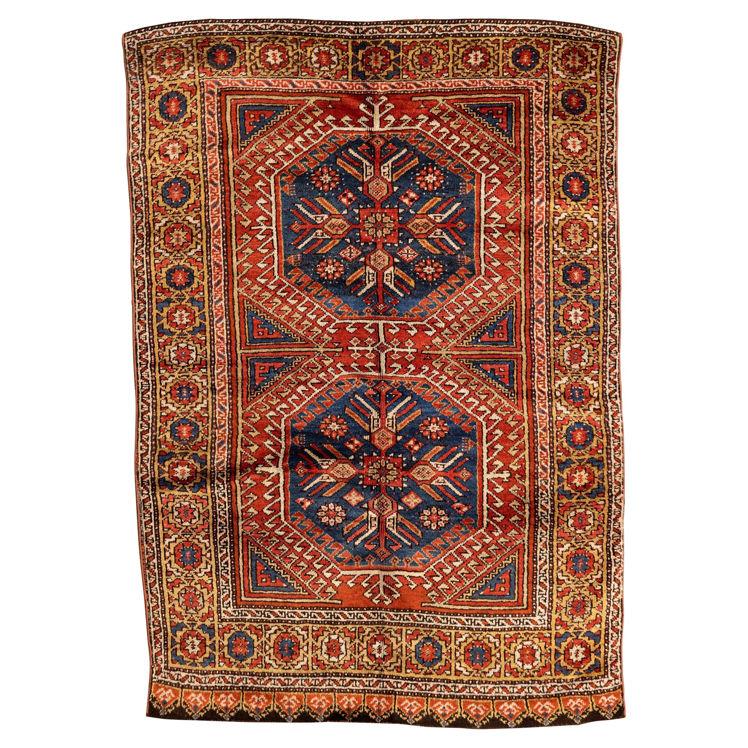 19th Century Antique Turkish Konya Rug