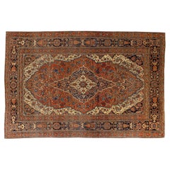 19th Century Antique Mohtasham Kashan