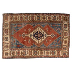 19th Century Antique Persian Serapi / Bakshaish Carpet