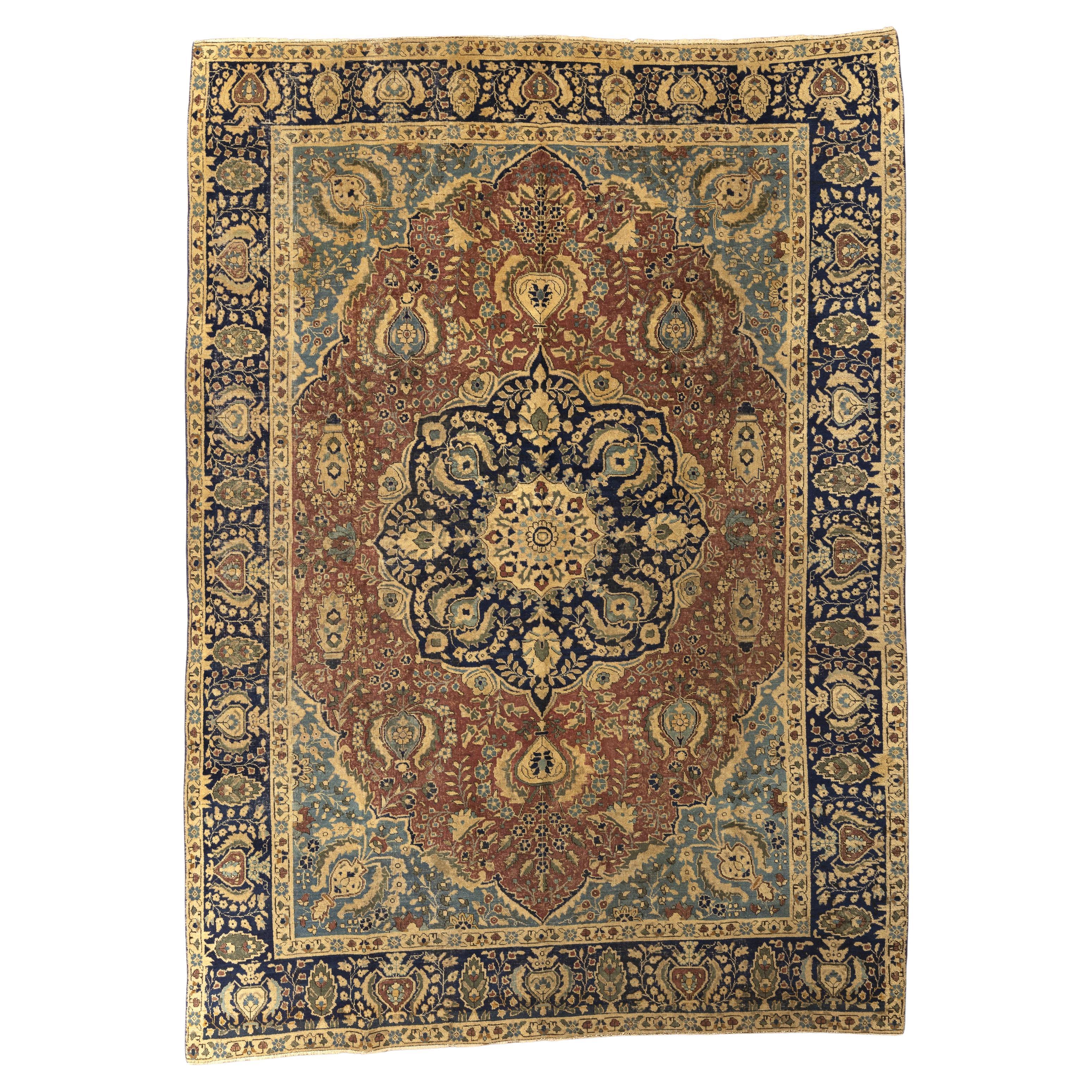 Tapis persan ancien de Tabriz