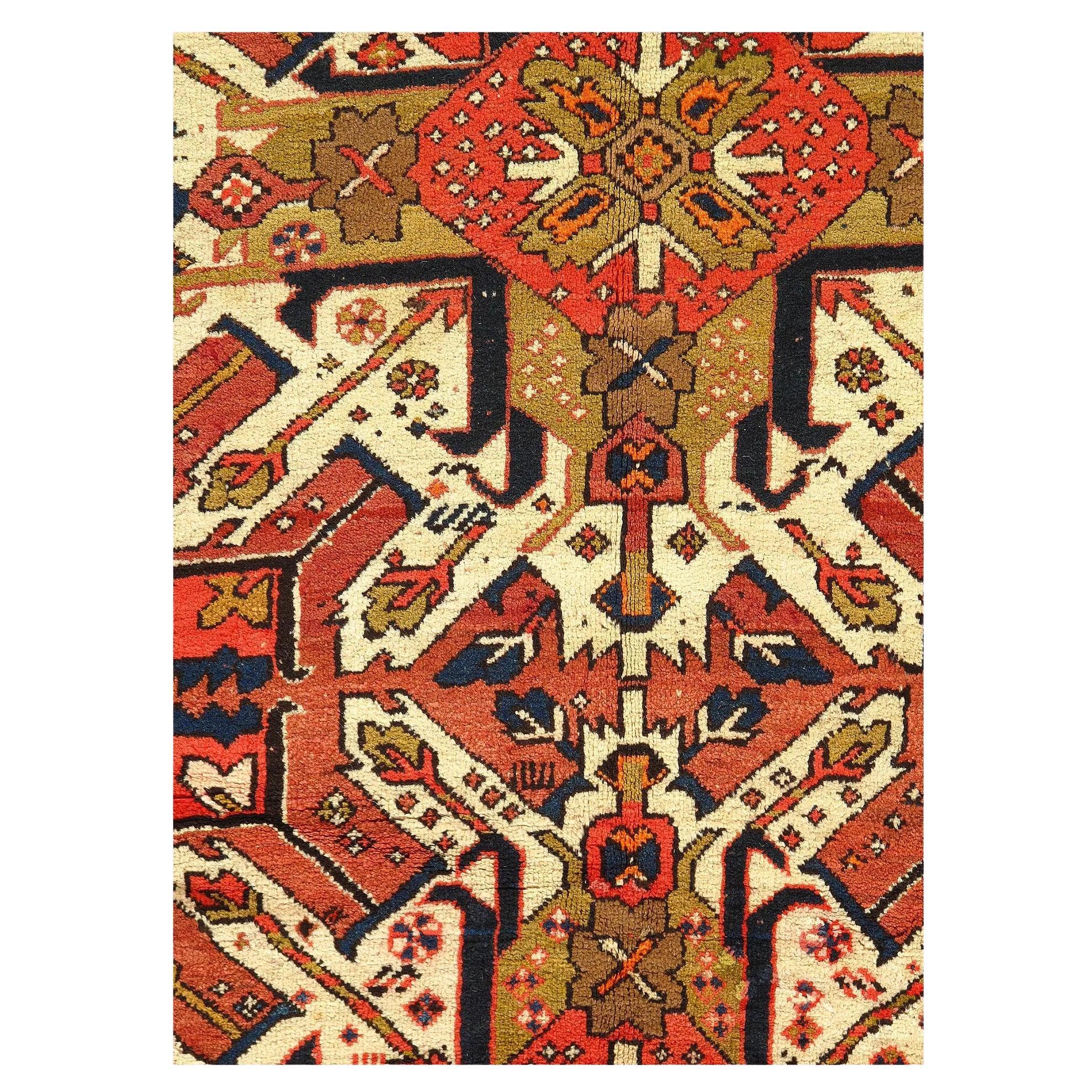 Eagle Kazak - Un chef-d'œuvre de puissance et de tradition

Entrez dans votre espace de vie et sentez le lien avec les anciennes traditions arméniennes grâce à ce superbe tapis Eagle Kazak. Tissé à la main par des maîtres tisserands à Chelaberd, ce