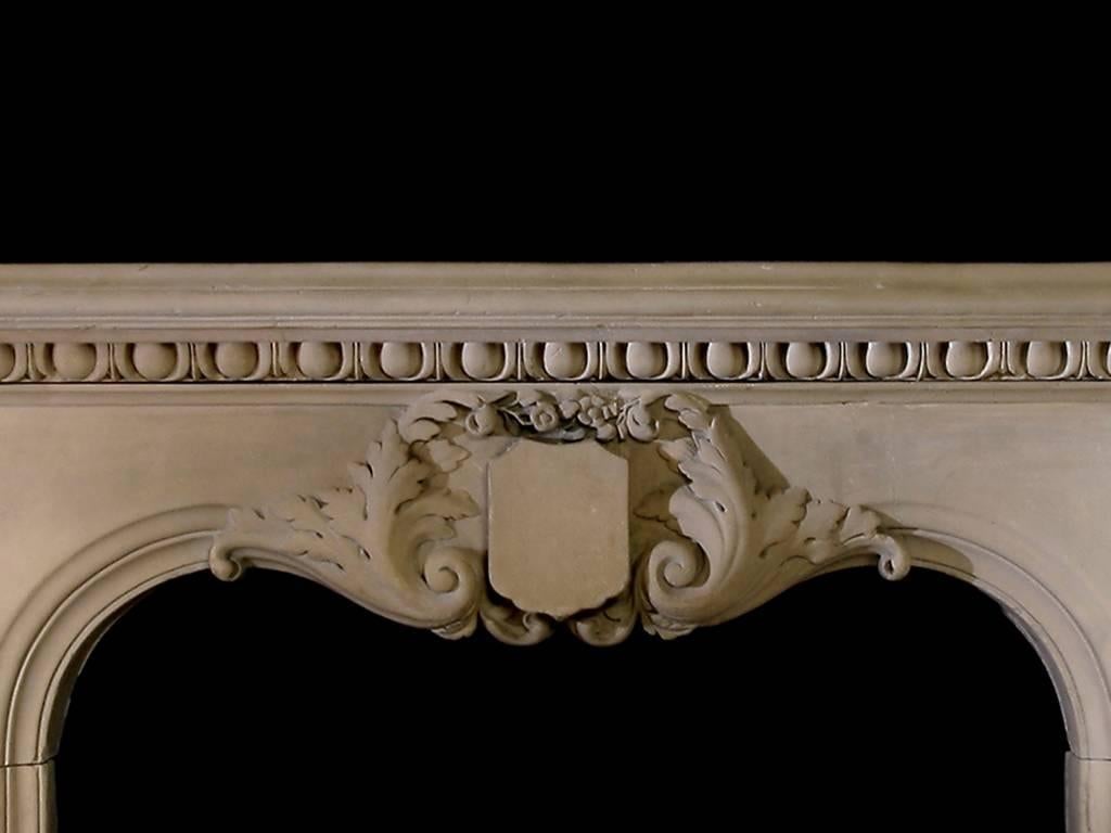 British 19th Century Victorian Mantel with Strong Carving Detail, VIC-ZE56