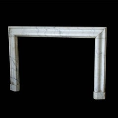 Bolection Mantel in Statuary Marble, circa 1910
