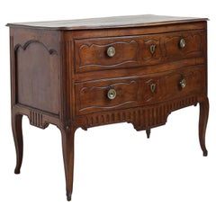 18th Century Louis XV Serpentine Commode