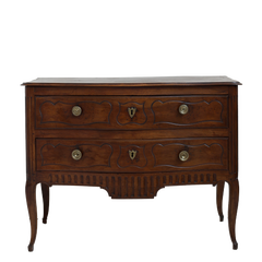 18th Century Louis XV Serpentine Commode